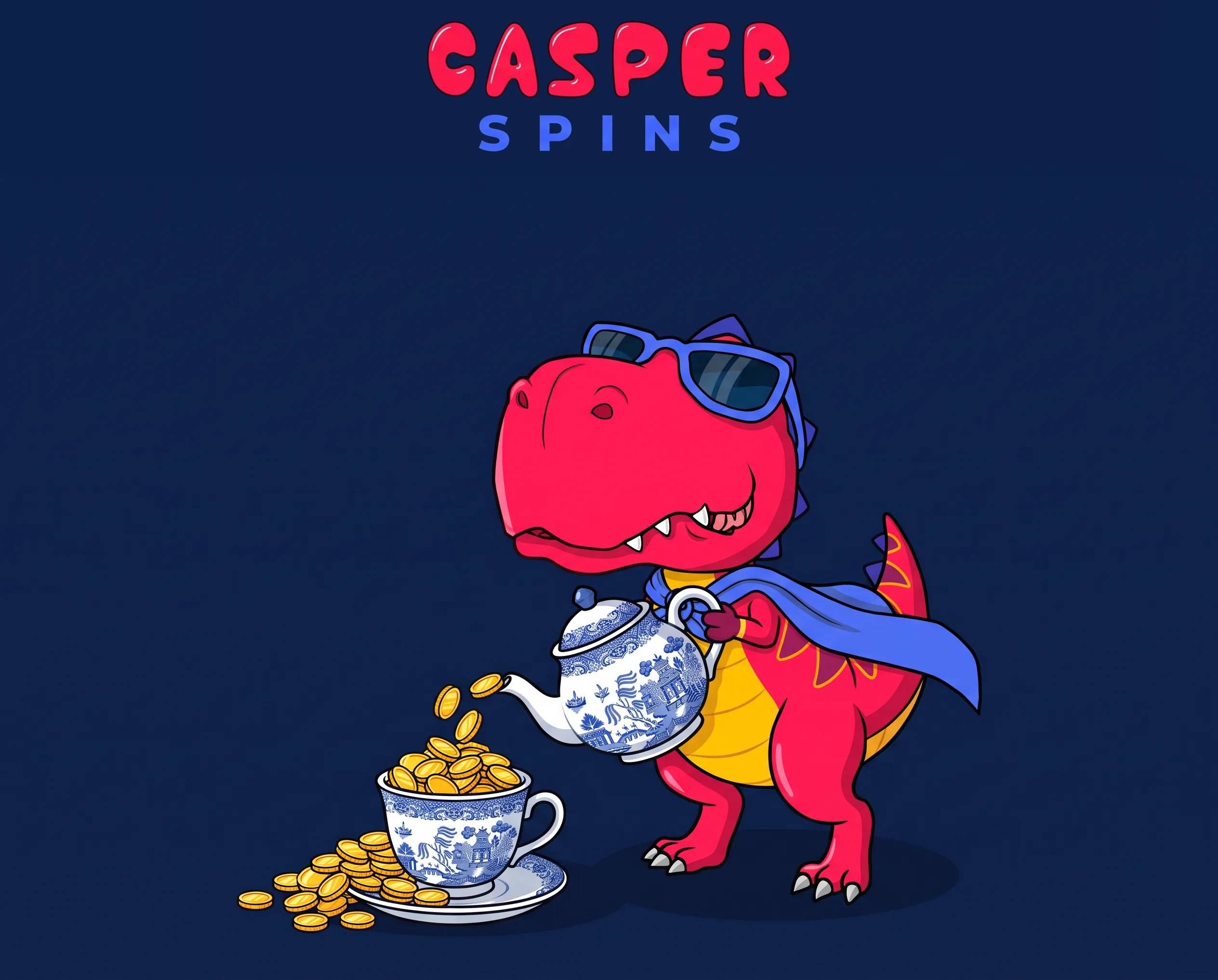 Casper Spins welcome bonus illustration